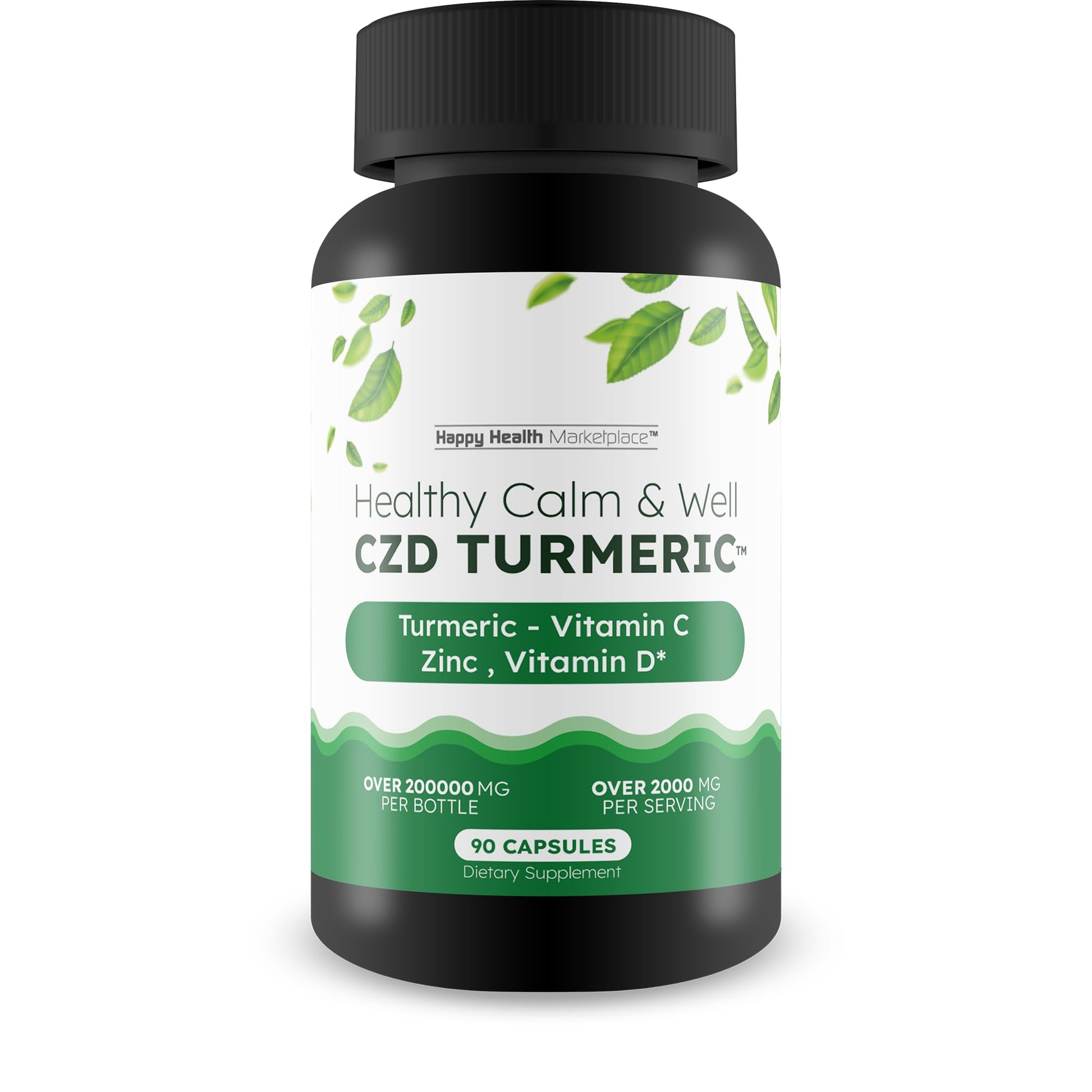 Healthy Calm & Well CDZ Gummies Capsules - Our Best CDZ Supplement Vitamin C D and Zinc - Turmeric Vitamin C D Zinc Magnesium - Our Best Calmwell Cdc Gummies Capsules Zinc Vitamin C Vitamin D Turmeric Happy Health Marketplace uk supplements