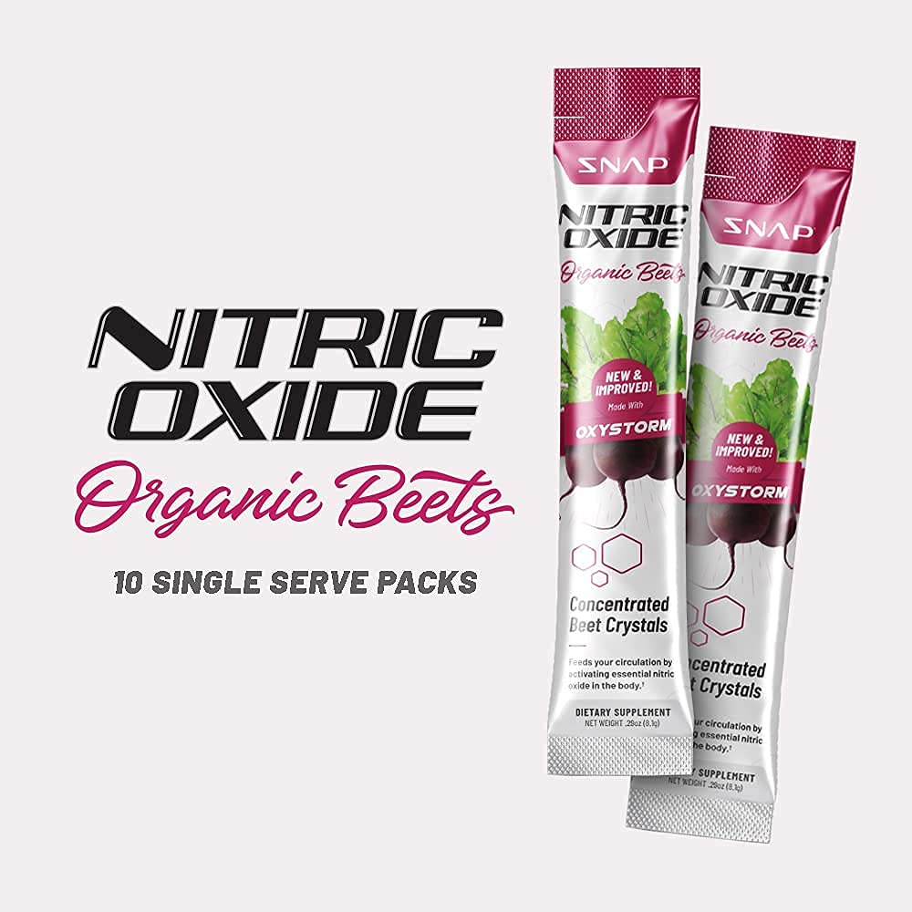 Nitric Oxide + Single Serve Beets (2 Products) Snap Supplements uk supplements