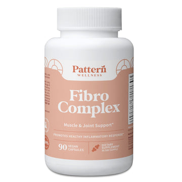 Pattern Wellness Fibro Complex – Advanced Formula with BioPerine® for Nutrient Absorption – Supports Muscle, Joint & Mobility Health – 90 Vegan Capsules Pattern Wellness uk supplements