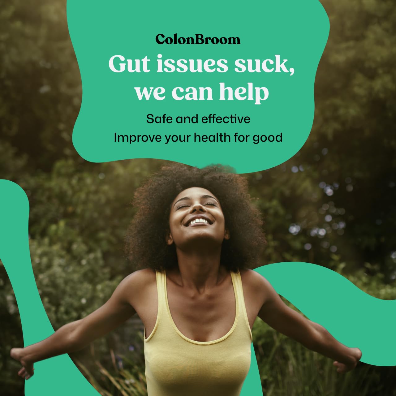 ColonBroom Psyllium Husk Powder - Colon Cleanse for Bloating Relief & Gut Health - Fiber Powder Drink - Easy to Mix - Vegan, Gluten Free, Non-GMO - Strawberry (100 Servings) ColonBroom uk supplements