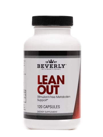 Beverly International Lean Out 120 caps. Fat Burner with Metabolic Support. Lipotropics. Beverly International uk supplements