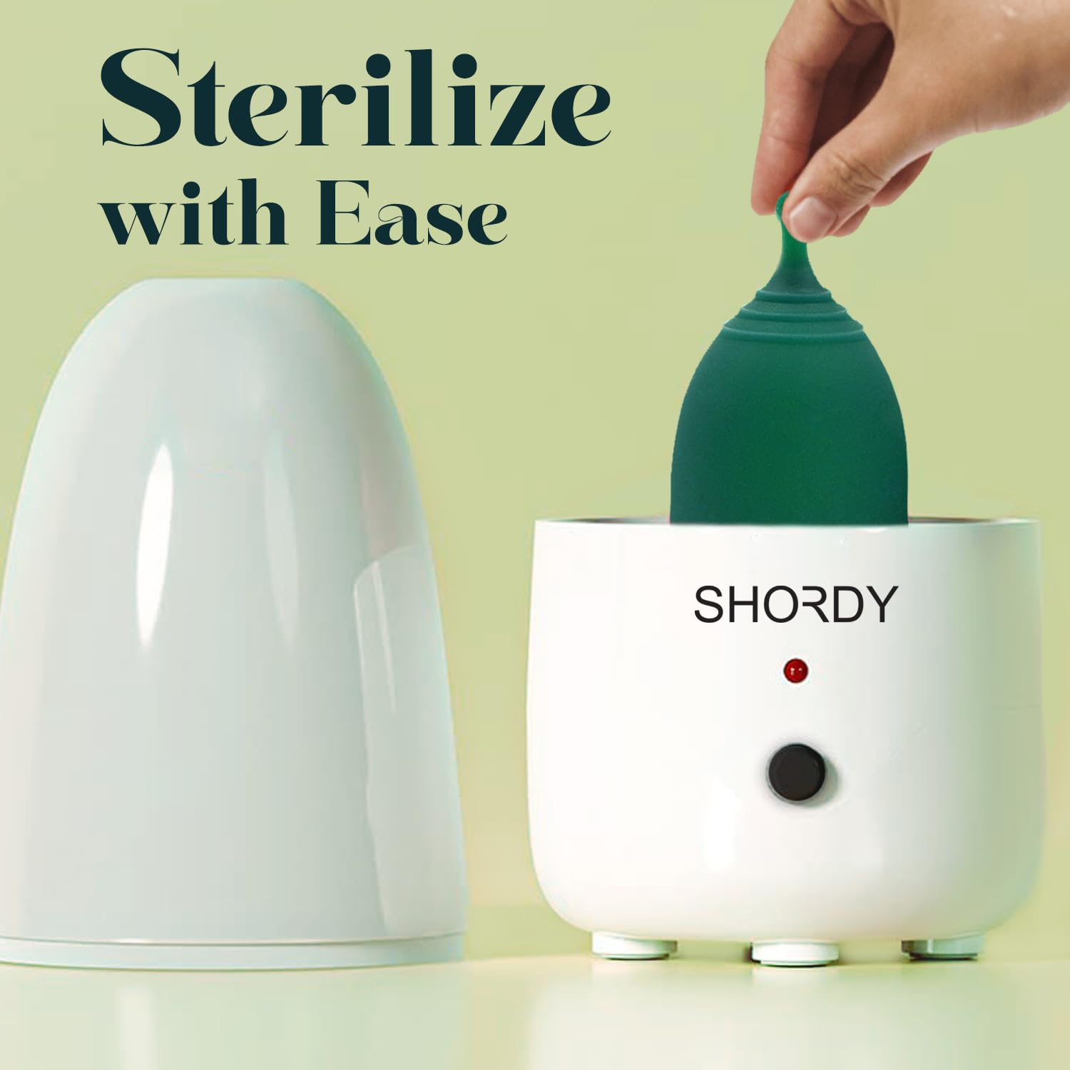 SHORDY Menstrual Cup and Steamer Sterilizer for Beginners Kit Set of 2 Period Cups (Small & Large) SHORDY uk supplements