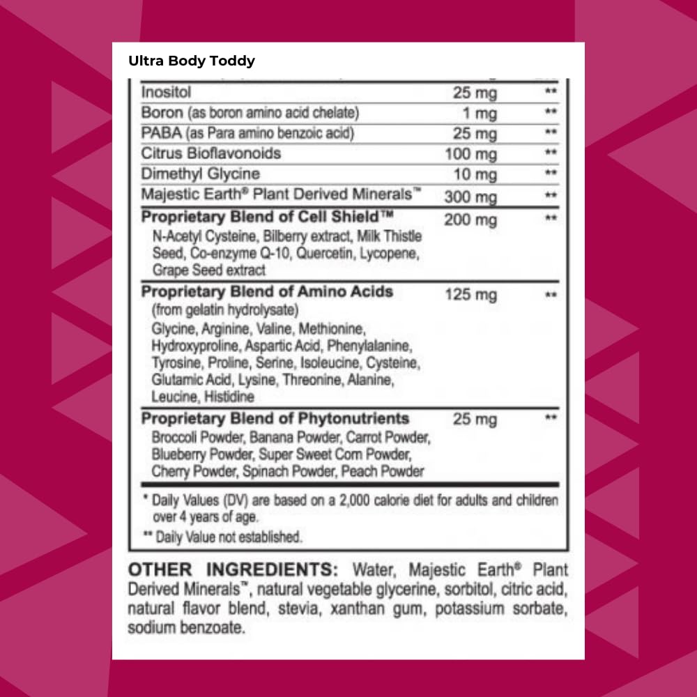 Youngevity Ultra Body Toddy - 100+ Nutrient Mega Multi-Vitamin Mineral Supplement for Men and Women - Enhanced Absorption - Phytonutrients - Amino Acids - (32 Fl Oz) Youngevity uk supplements