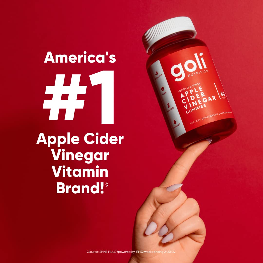 Goli Nutritional Supplement, Apple Cider Vinegar Gummy Vitamins Nutrition, 2 Pack Goli uk supplements