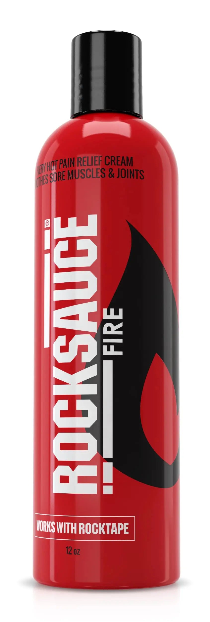 RockTape RockSauce Fire Hot Muscle Relief Cream with Capsaicin, 12 Ounce Bottle RockTape uk supplements