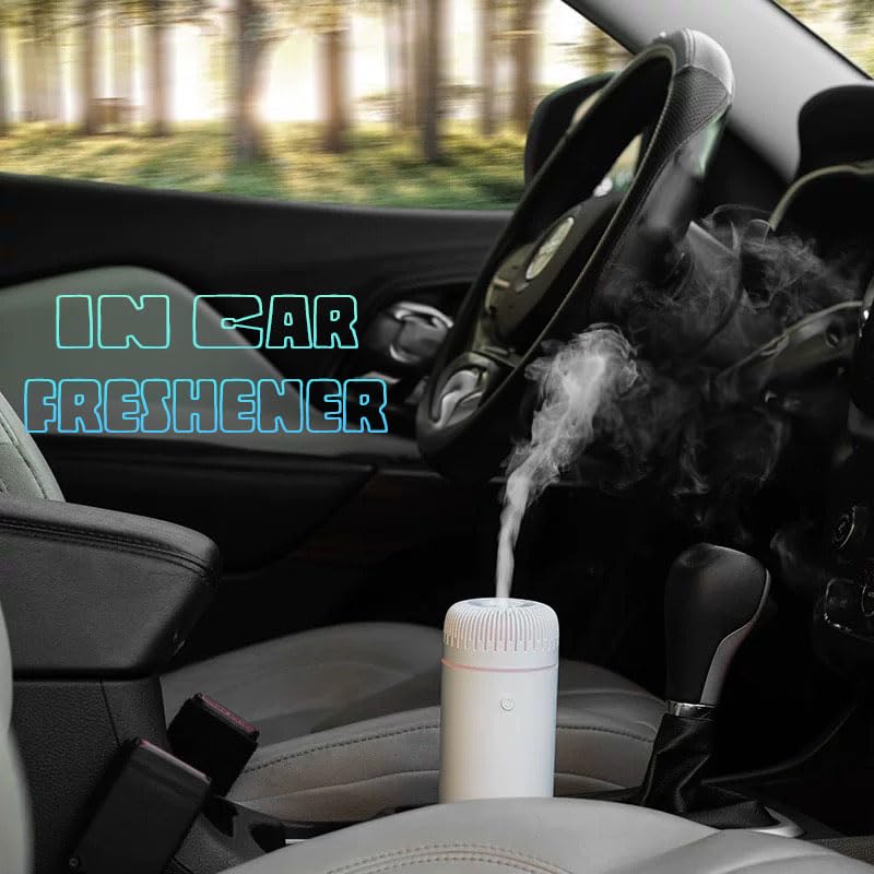 55tech in Car Aroma Diffuser Humidifier with LED Light Colors - Refresh and Relax While Driving USB 55tech uk supplements