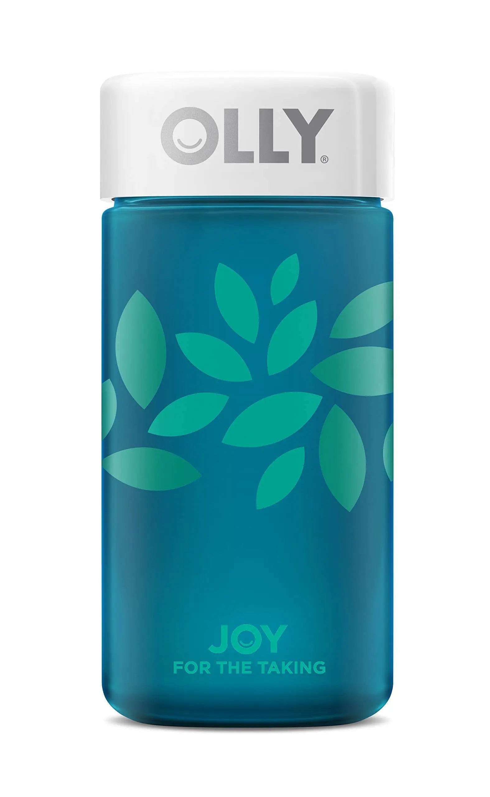 OLLY Joy Jar Gift, Easy Refillable Glass Bottle Vitamin Container, Holds Up to 120 Vitamin Gummies OLLY uk supplements