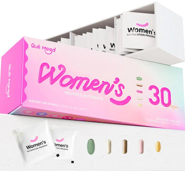 Multivitamin for Women Daily Vitamin Packs for 30 plus with Ashwagandha, D3 + K2, Probiotics&NR 1000 | Supplement for Beauty, Stress Relief Quit mood uk supplements