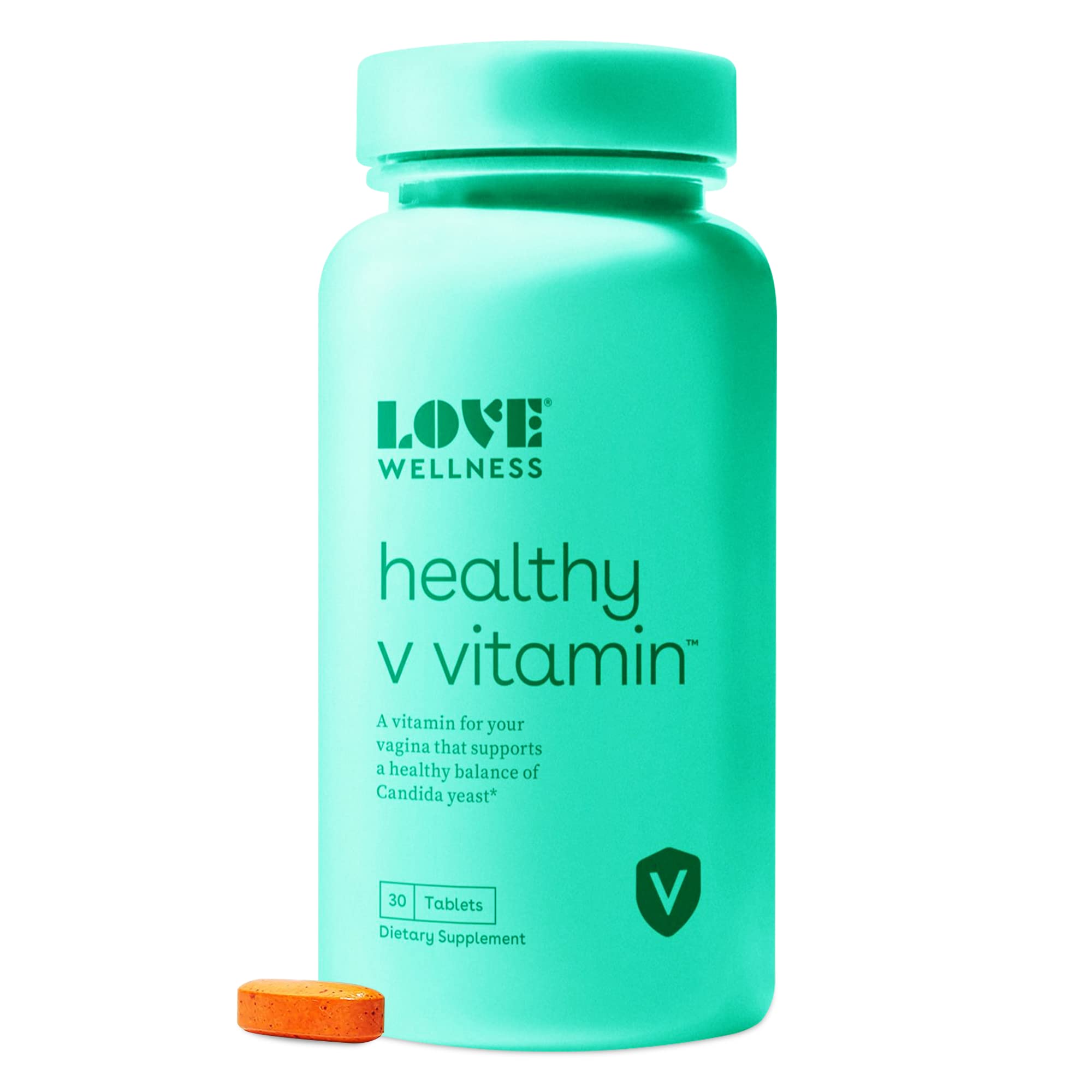 Love Wellness Women's Vaginal Health Supplement, Healthy V Vitamin | Maintains pH Balance, Gut Health Love Wellness uk supplements