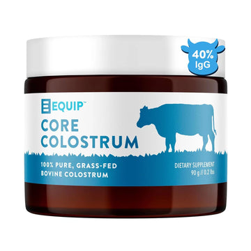 Equip Foods Core Colostrum - 100% Grass Fed Colostrum Powder 3,000mg, 40% IgG Equip uk supplements