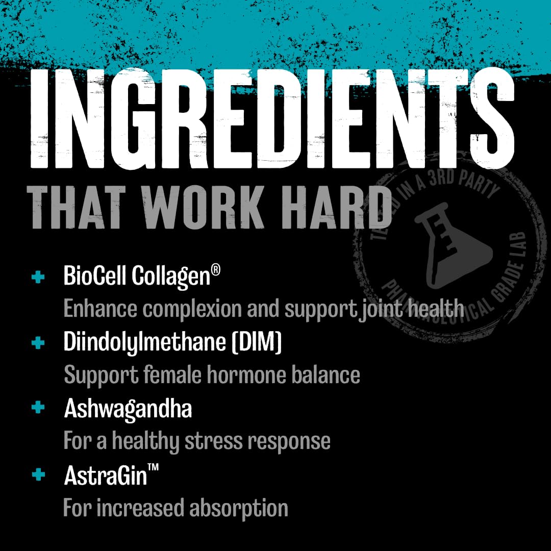Animal Power Balance – Women's Alpha F Comprehensive Formula – Supports Hormonal Balance, Complexion, Hair, Nails, Mood and Stress, Intestinal Health, & Bone and Joint Health – 30 Packs Animal uk supplements