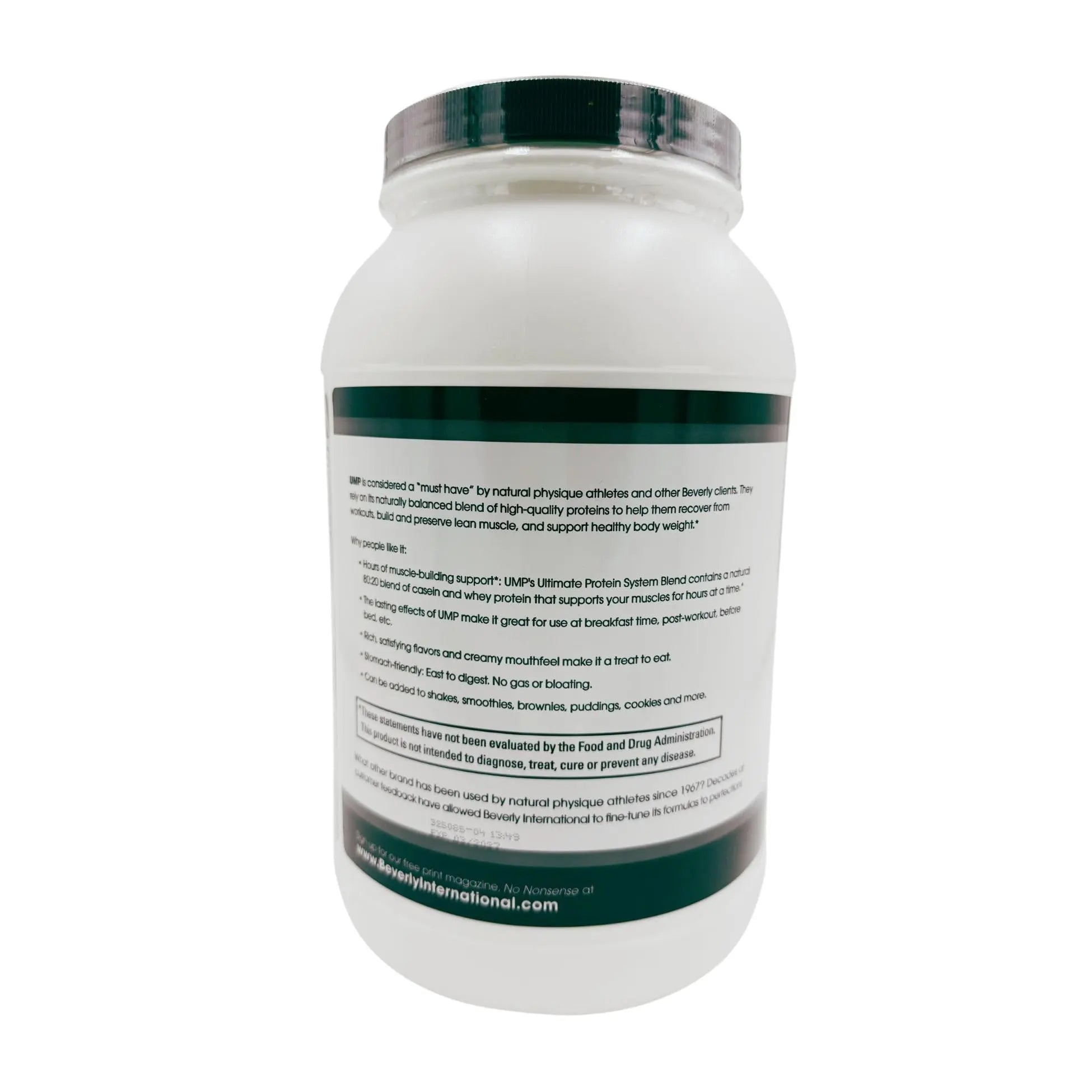 Beverly International UMP Protein Powder, Cookies & Cream. Unique Whey-Casein Ratio Builds Lean Muscle. Easy to Digest. No Bloat. (32.8 oz) 2lb .8 oz Beverly International uk supplements