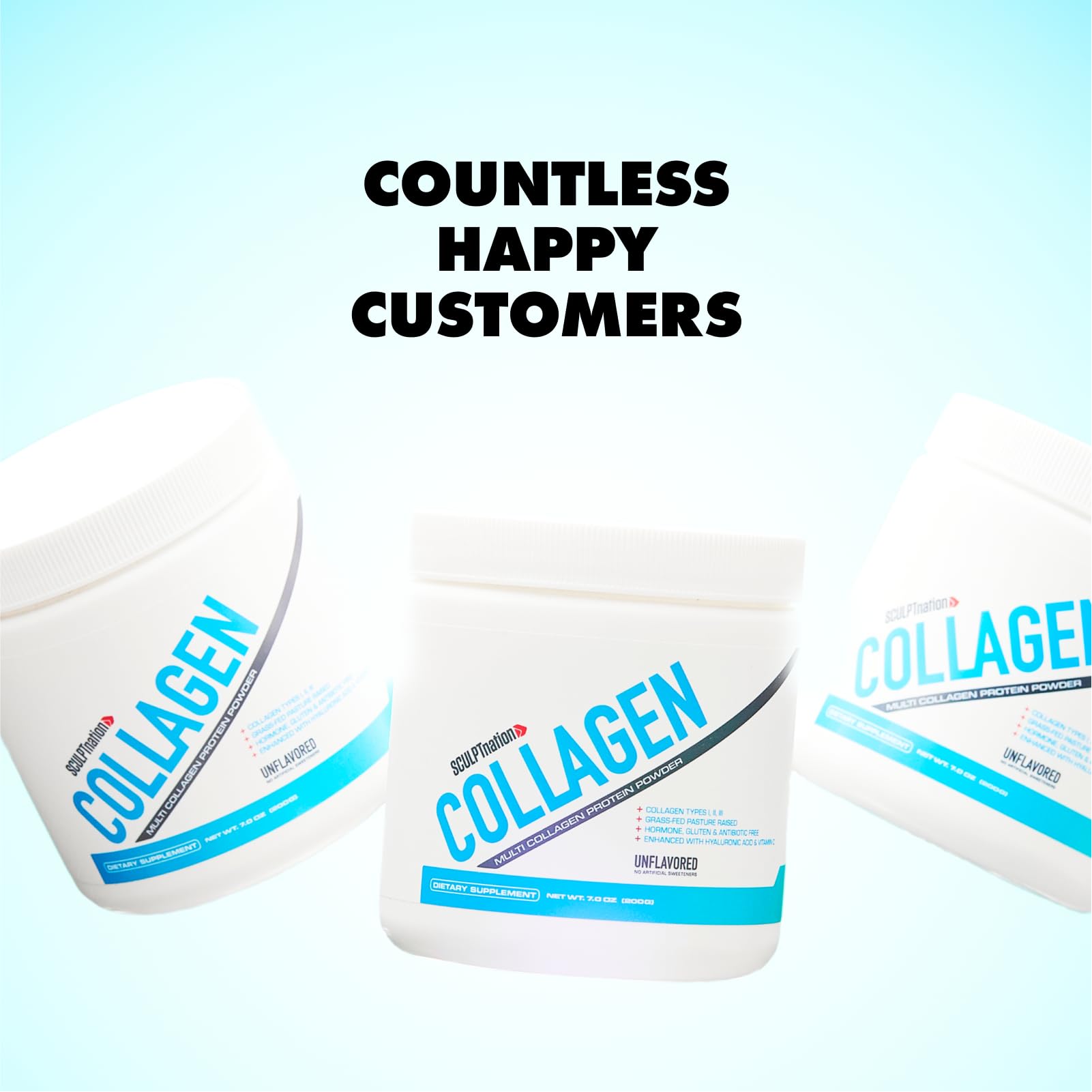 Sculpt Nation by V Shred Collagen Peptides Powder - Types I, II, and III Collagen Plus Sculpt Nation uk supplements