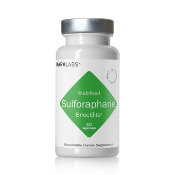BrocElite Mara Labs Plus | Stabilized Broccoli Sulforaphane Supplement | Glyphosate Residue Free Certified – Third-Party Tested | 60 Vegan Capsules BrocElite uk supplements