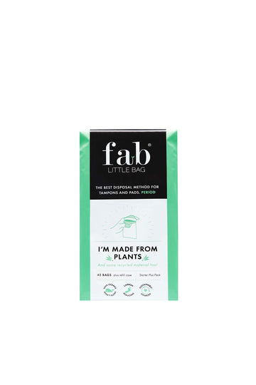 Fab Little Bag Starter Plus Pack - 45 Sanitary Disposal Bags Plus Recyclable Refill Pack Fab Little Bag uk supplements