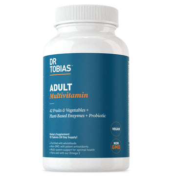 Dr. Tobias Adult Multivitamin for Women & Men, Energy & Immune Support from 42 Fruits Dr. Tobias uk supplements