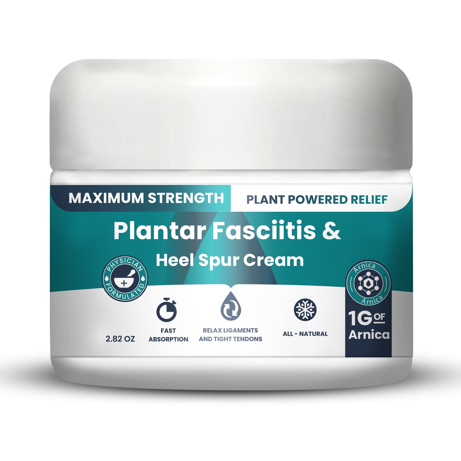 M PAIN MANAGEMENT TECHNOLOGIES Plantar Fasciitis And Heel Spur Cream By PMT - Cream For Foot Relief. High Concentration of Arnica; Vitamin B6, MSM, Glucosamine - To Soothe and Relieve - 2.82 OZ M PAIN MANAGEMENT TECHNOLOGIES uk supplements