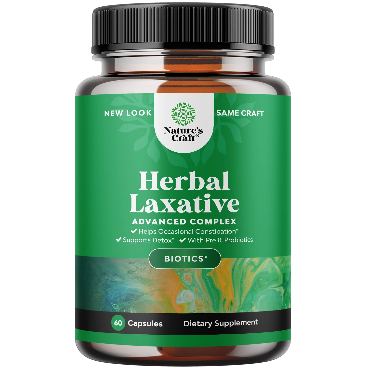 Herbal Laxative Capsules with Probiotics – Natural Laxative Pills to Cleanse Colon and Support Natures Craft uk supplements