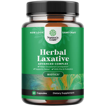 Herbal Laxative Capsules with Probiotics – Natural Laxative Pills to Cleanse Colon and Support Natures Craft uk supplements