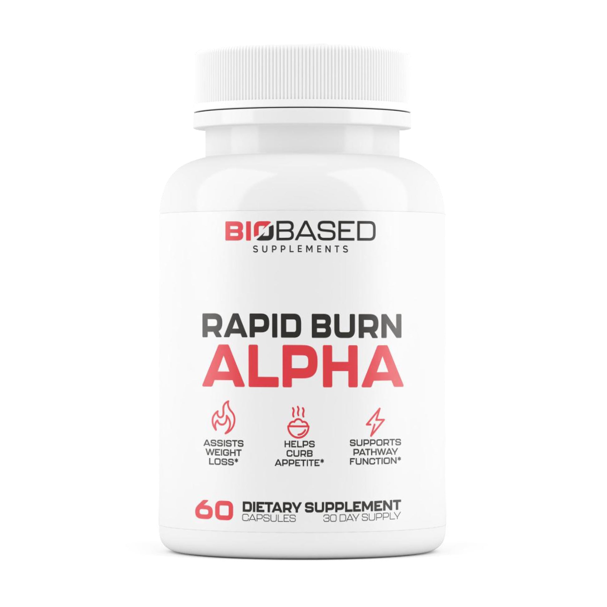 Rapid Burn Alpha - Fat Burner for Men - Supports Healthy Pathways Associated with  Activity - Supports Appetite Control, Energy Booster, Helps Increase Metabolism & Fat Loss - 60 Unisex Capsules Nutrimend IQ uk supplements