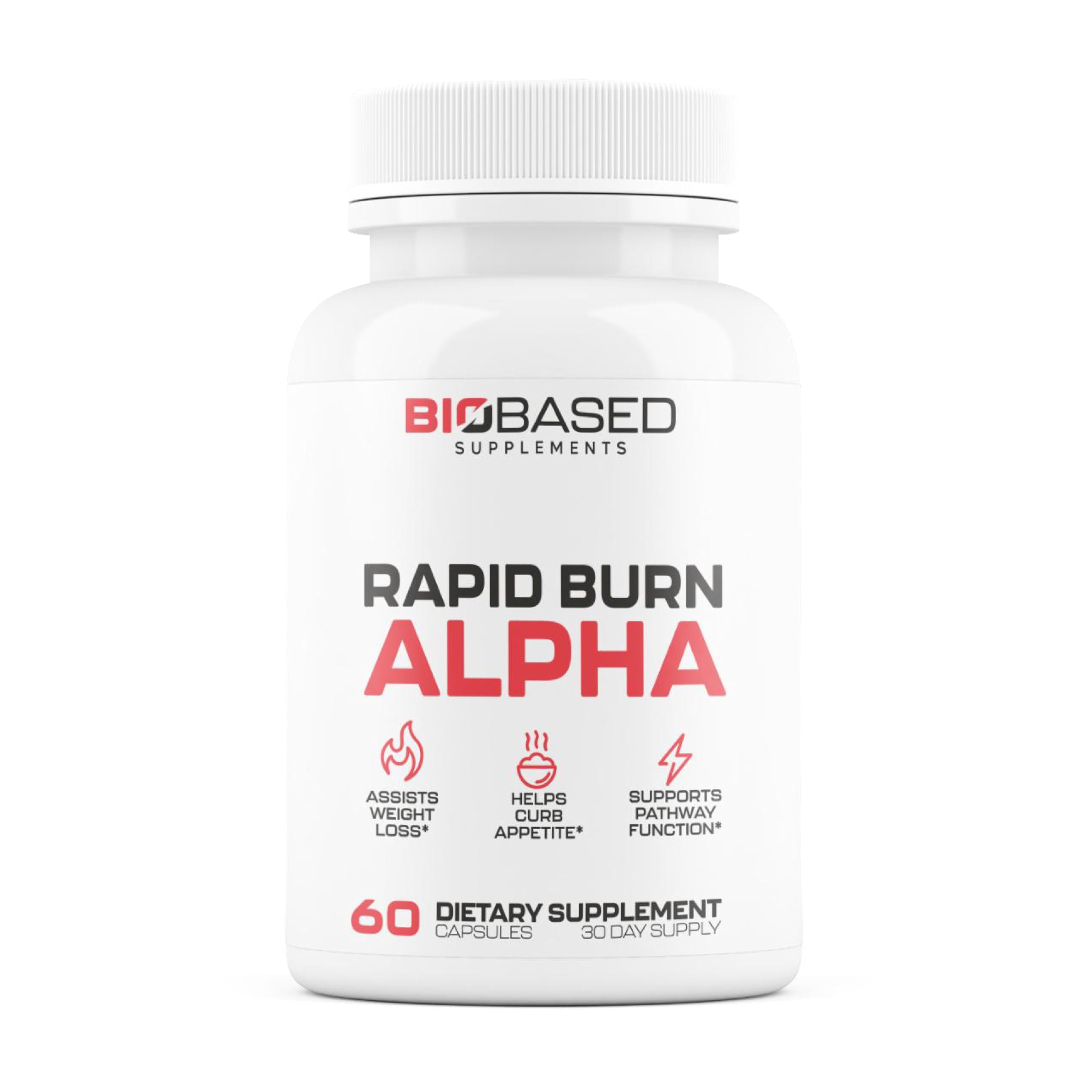 Rapid Burn Alpha - Fat Burner for Men - Supports Healthy Pathways Associated with  Activity - Supports Appetite Control, Energy Booster, Helps Increase Metabolism & Fat Loss - 60 Unisex Capsules Nutrimend IQ uk supplements