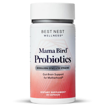 Best Nest Wellness Mama Bird Probiotics for Prenatal, Postnatal, Fertility, Women Digestive Best Nest Wellness uk supplements