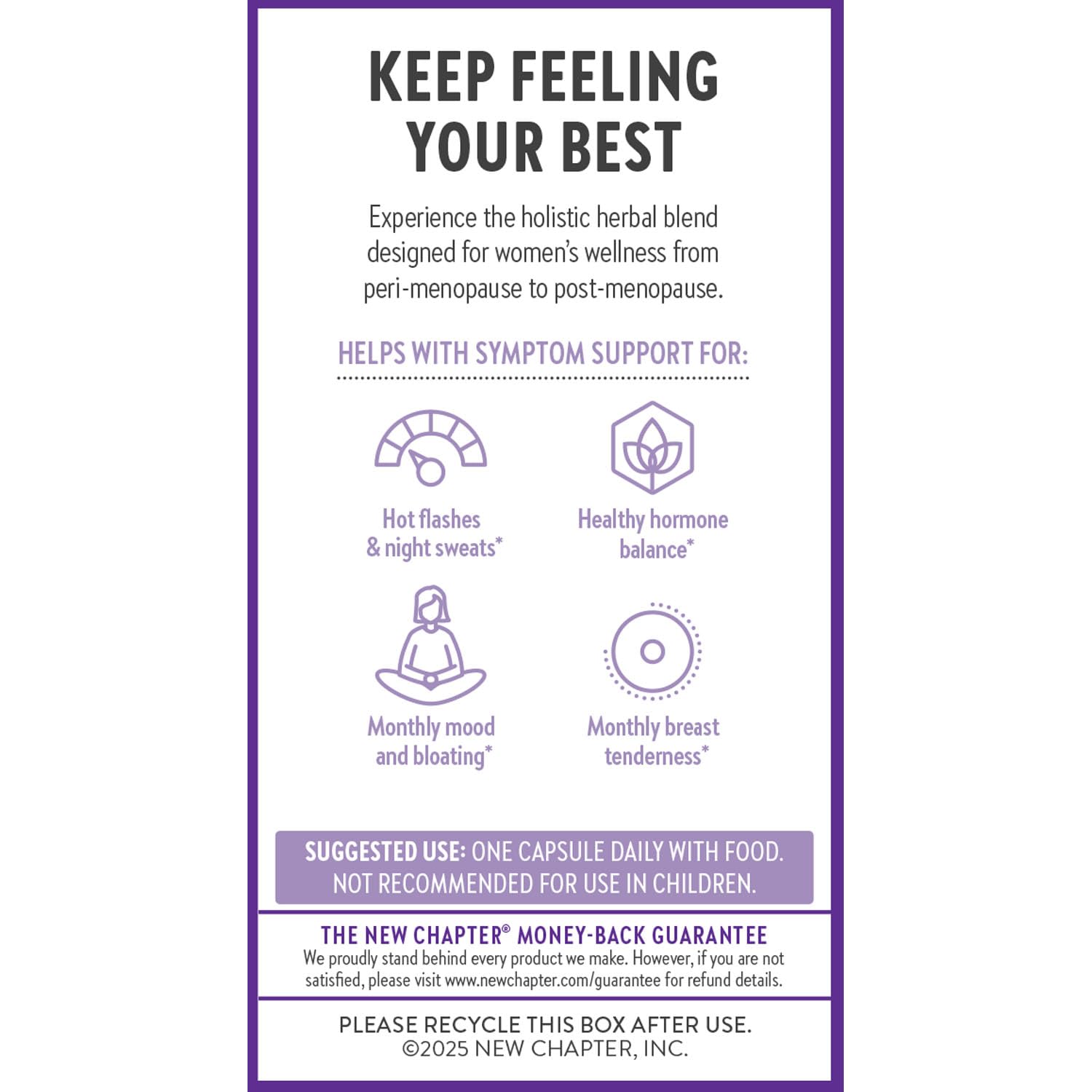 New Chapter Menopause Supplement - Estrotone Herbal Hormone Balance for Women in Perimenopause, with Black Cohosh for Hot Flash Relief & to Reduce Night Sweats + Vitex, No Added Hormones - 60 ct New Chapter uk supplements