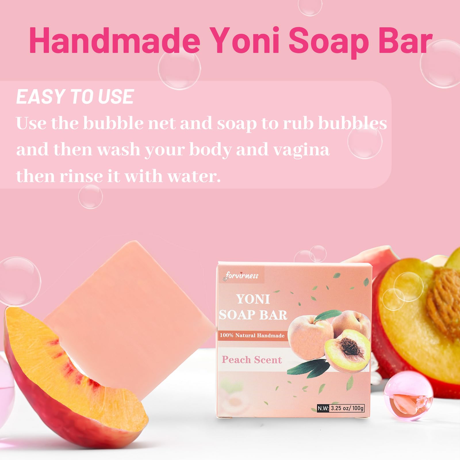 Yoni Wash Yoni Oil Yoni Bar Soap for Women ph Balance, Feminine Wash for Women Remove Odor forvirness uk supplements