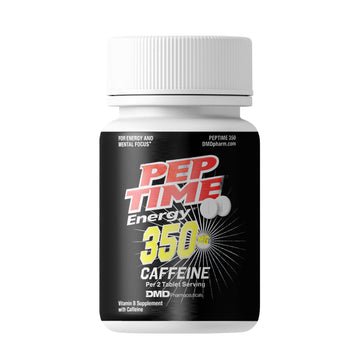 PEPTIME Energy Tablets, Vitamin B6 and B12 Caffeine Pills, 350 mg Caffein PEPTIME Energy uk supplements