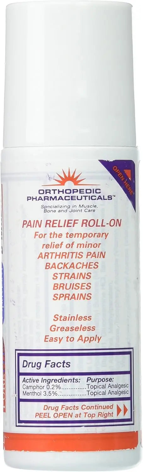 Orthogel Advanced Pain Relief Gel Roll On, 3 oz. Orthogel uk supplements