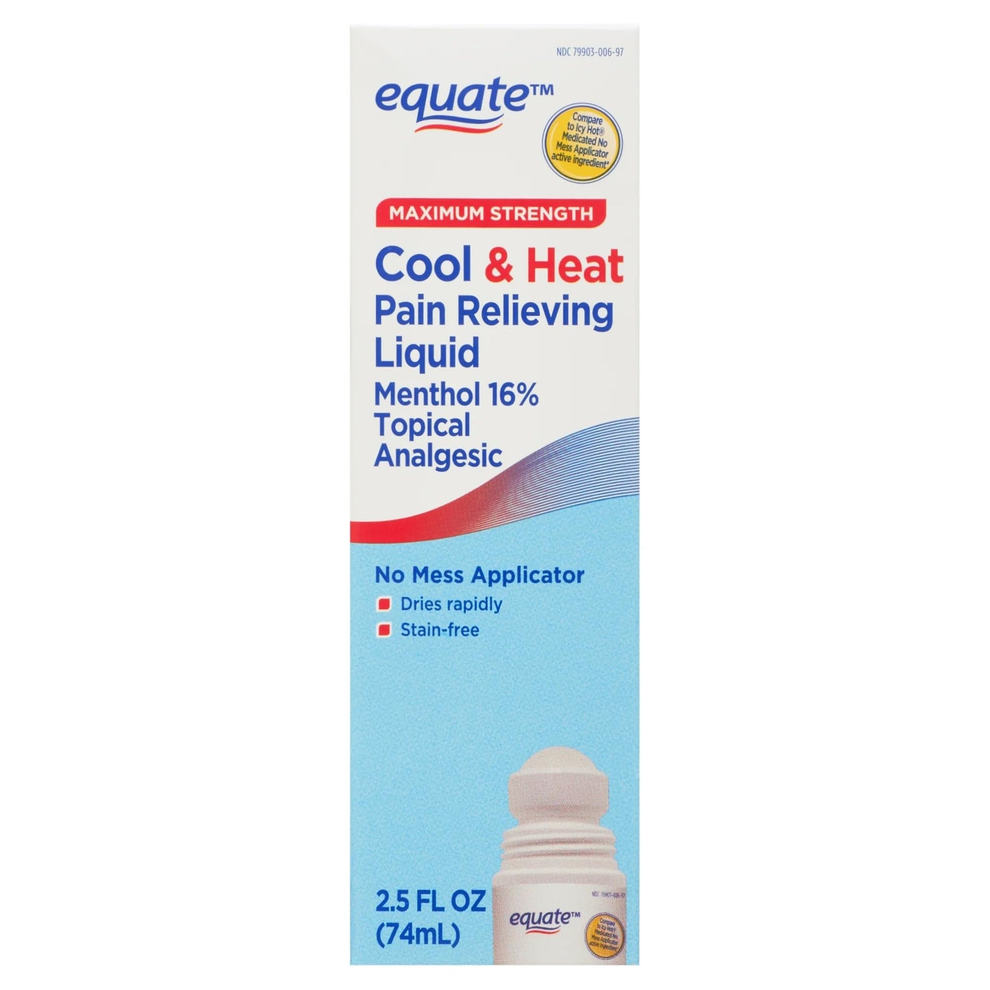 Equate Maximum Strength Cool & Heat, Equate Cool & Heat Pain Relief, Joint Pain Relief, 2.5 fl. oz, Pack of 2 Aus Healthcare uk supplements