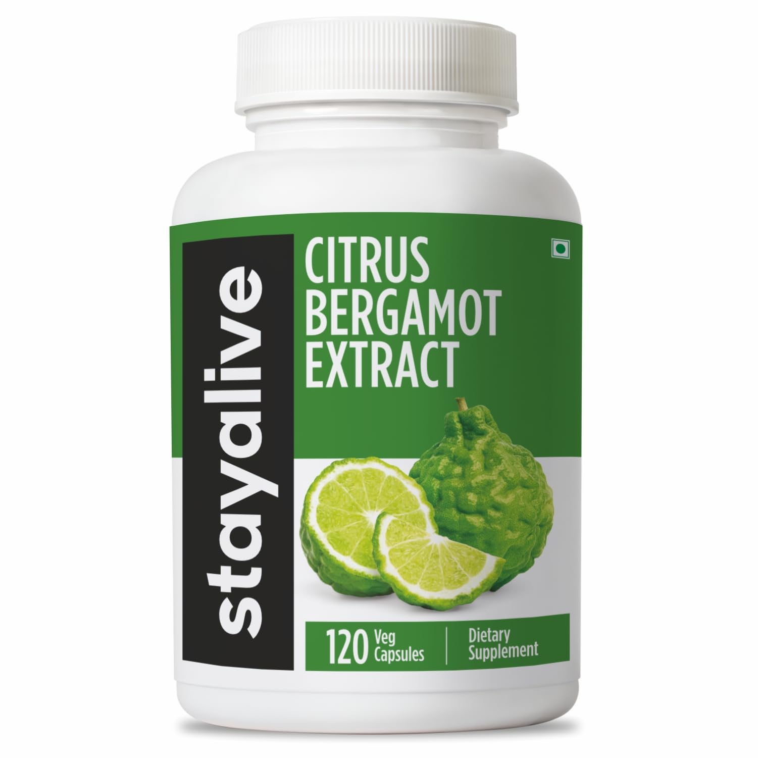 STAY ALIVE Citrus Bergamot Capsules 1000mg, 30:1 Super Extract with 50% Polyphenolic Flavanones, 120 Pills, Citrus Bioflavonoids Supplements for Women & Men | Non-GMO, Gluten-Free STAY ALIVE uk supplements