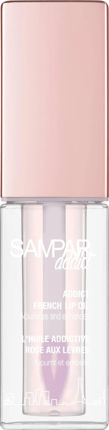 Sampar Addict French Oil with Sponge Applicator - Korean Beauty Perfect for Lip Oils & Glosses | Rosehip, Rare Beauty Tinted Lip Oil, Broadway Vita-Lip Gloss, Saie Glossy Bounce, Sampar uk supplements