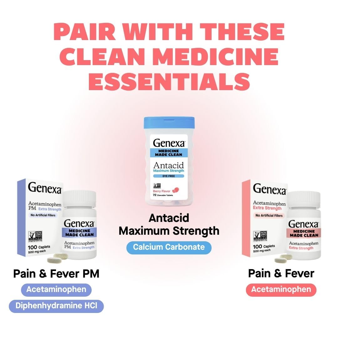 Genexa Arnica Tablets for Pain Relief Formula | Alleviate Muscle & Joint Pain, Soreness, & Stiffness | Delicious Organic Grape Flavor | Homeopathic Remedy Made Clean | 300 Chewable Tablets (3 Pack) Genexa uk supplements