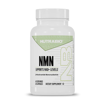 NutraBio NMN - NAD Supplement, Longevity Support, Boost NAD Levels, Increase Cellular Energy, Brain Health, Healthy Aging- 60 Servings- 60 Capsules NutraBio uk supplements