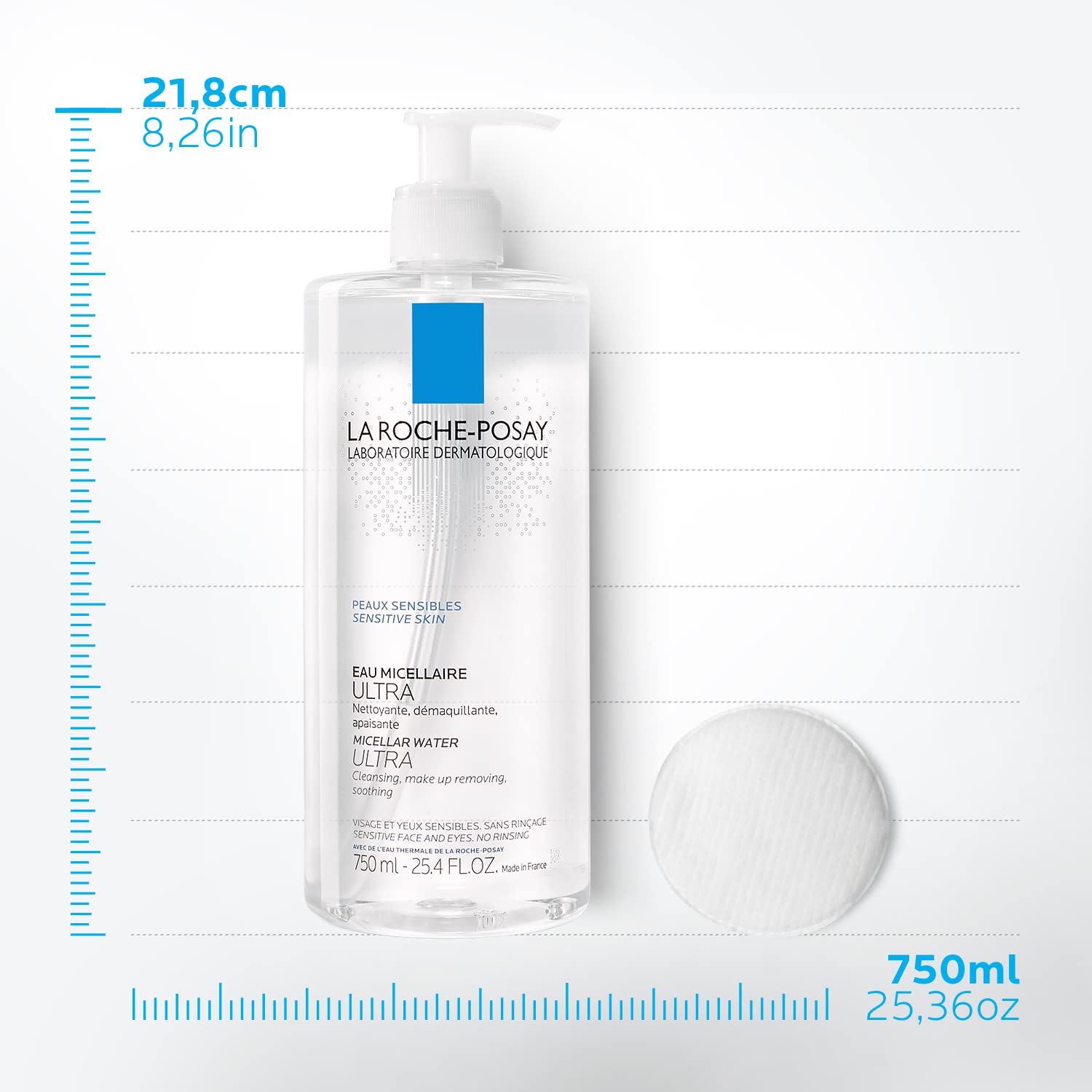 La Roche-Posay Micellar Cleansing Water Facial Cleanser and Makeup La Roche-Posay uk supplements