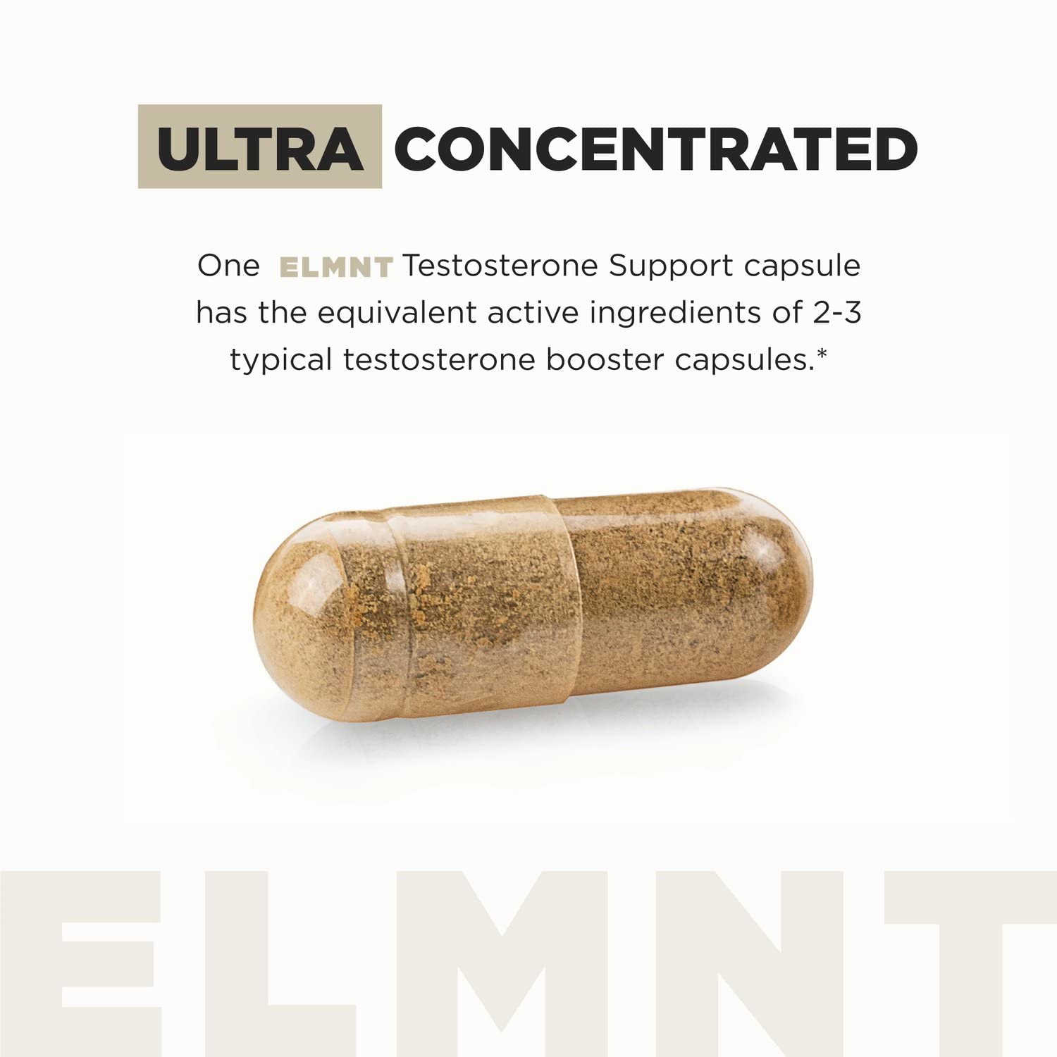 21,800mg Testosterone Booster for Men 8X Strength w. Ashwagandha, Tongkat Ali TERRA ELMNT uk supplements