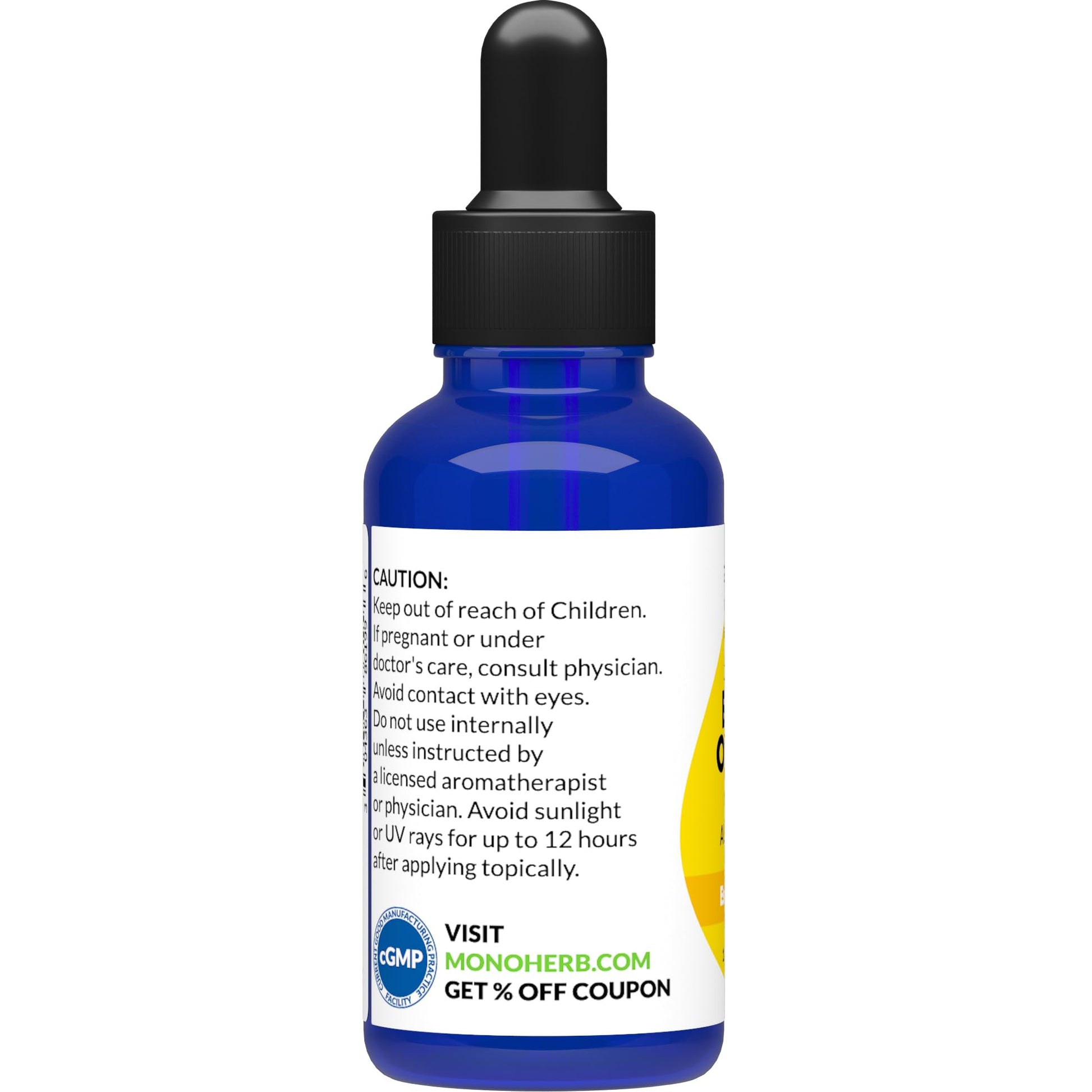 Bitter Orange Essential Oil 30 ml - 1 oz - Pure & Natural - with Pipette Dropper MONOHERB uk supplements