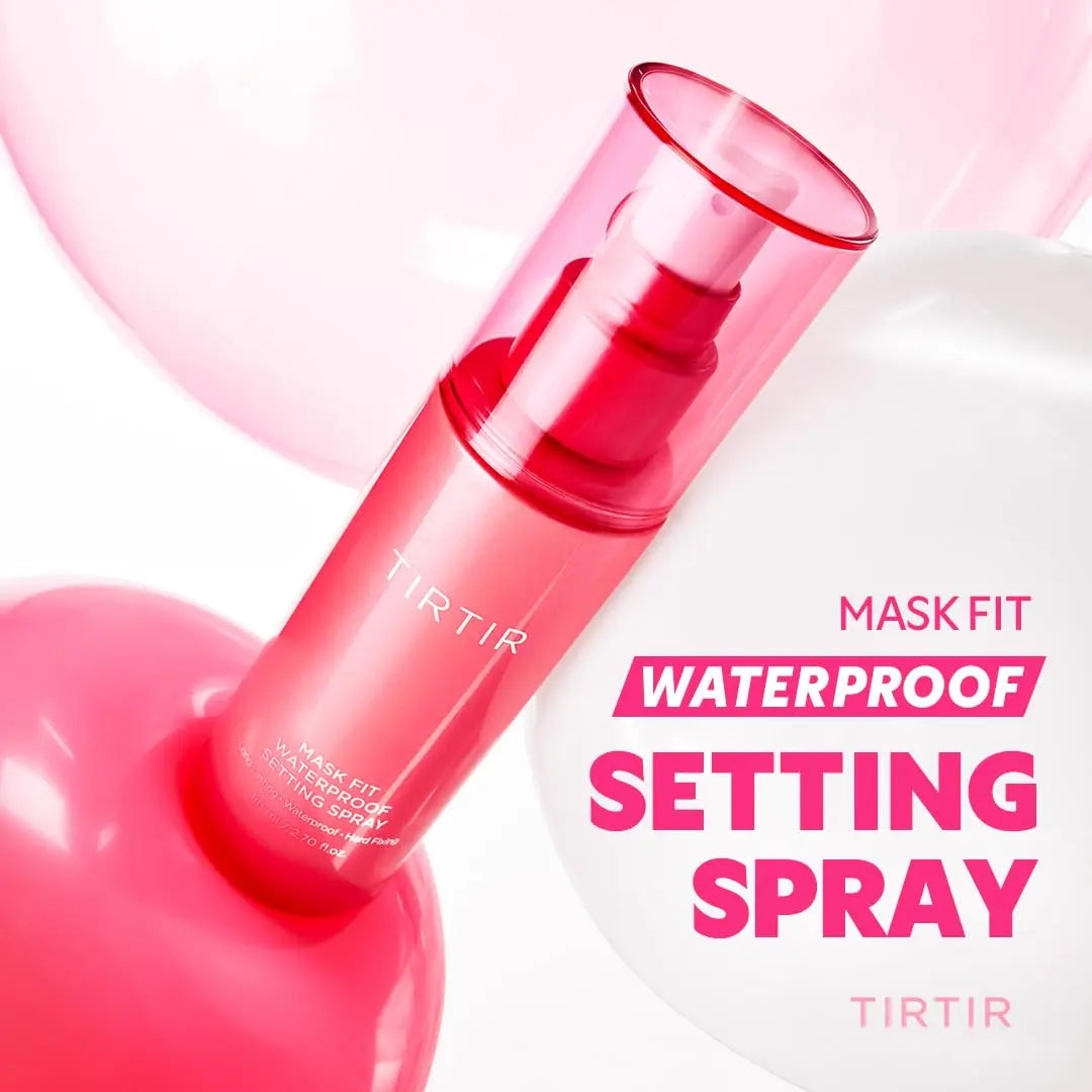 TIRTIR Waterproof Setting Spray – 24 Hour Long Lasting Fix, Sweatproof Water Resistant Makeup Finisher – Ethanol Free, Semi Matte Finish for Oily Skin – Korean Makeup Fixer TIRTIR uk supplements