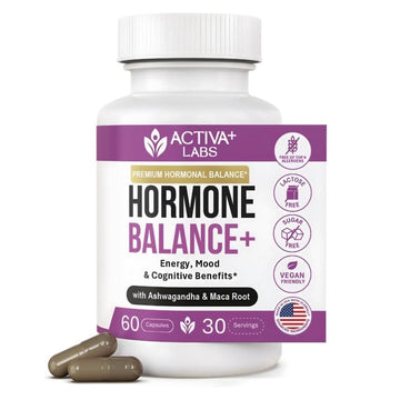Activa Labs+ Hormone Balance for Women | Boost Energy, Mood, Libido and Focus | Supports Cycle&Menopause Comfort | Gluten, Soy&Lactose Free | 30 Day Supply Activa Labs uk supplements
