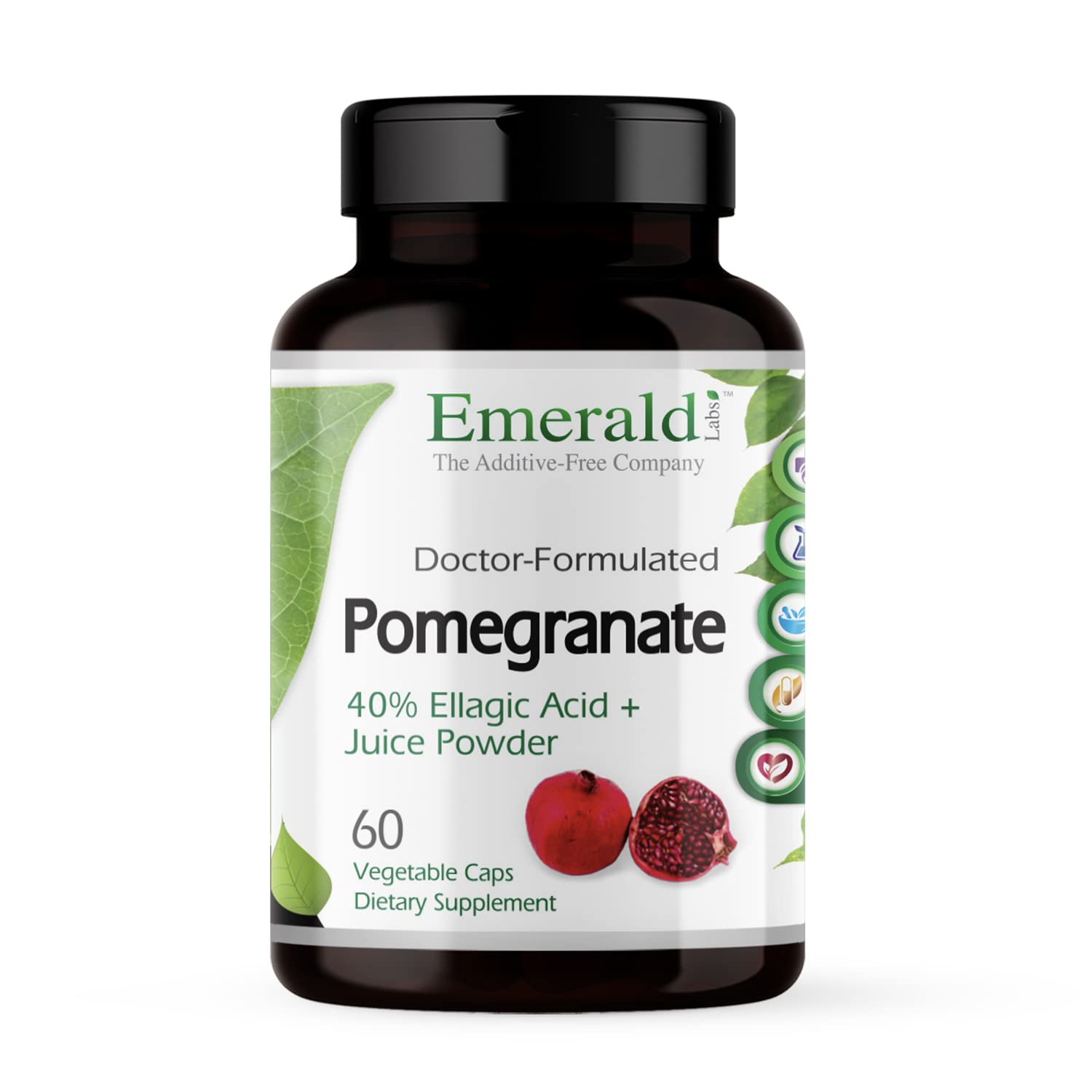 EMERALD LABS Cholesterol Health (90 Caps) & Pomegranate Extract (60 Caps) - Supports Heart Health & Immune Function - Gluten Free & Vegan EMERALD LABS uk supplements