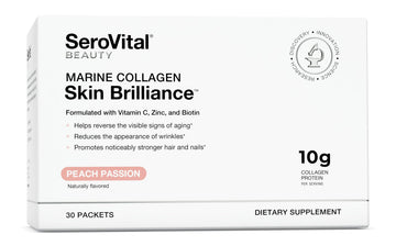 Serovital Skin Brilliance Marine Collagen – Hydrolyzed Marine Collagen Peptides Serovital uk supplements
