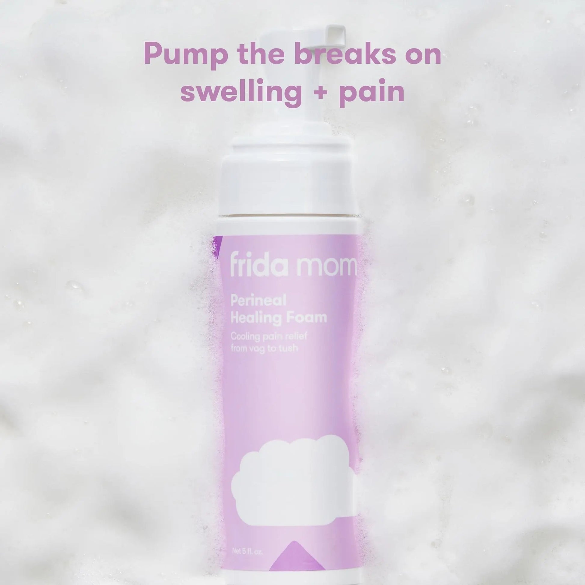 Frida Mom Witch Hazel Perineal Healing Foam for Postpartum Care, Cooling Pain Relief and Hemorrhoid Treatment, 5 Fl Oz Frida Mom uk supplements