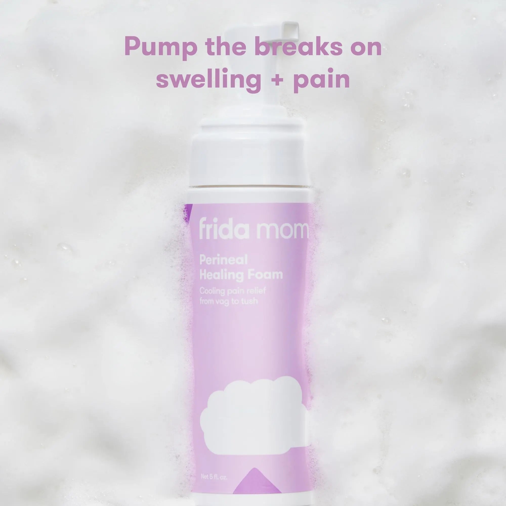 Frida Mom Witch Hazel Perineal Healing Foam for Postpartum Care, Cooling Pain Relief and Hemorrhoid Treatment, 5 Fl Oz Frida Mom uk supplements