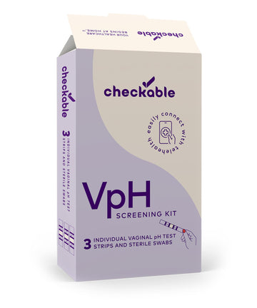 Checkable® Vaginal pH Screening Strips, Quick Results, Vaginal pH Balance Screening Strip Checkable Medical uk supplements