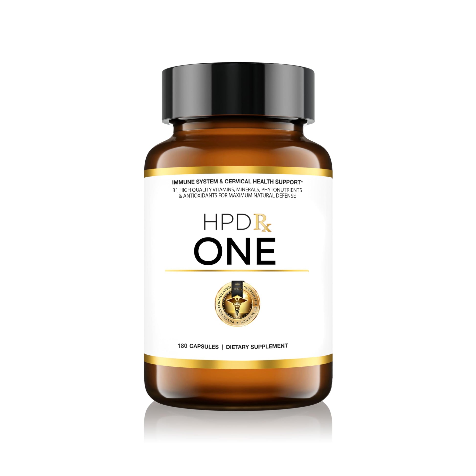 HPD Rx ONE Immunity Boost Multivitamin | HPV Supplements for Women and Men, 2 Pack HPD Rx uk supplements