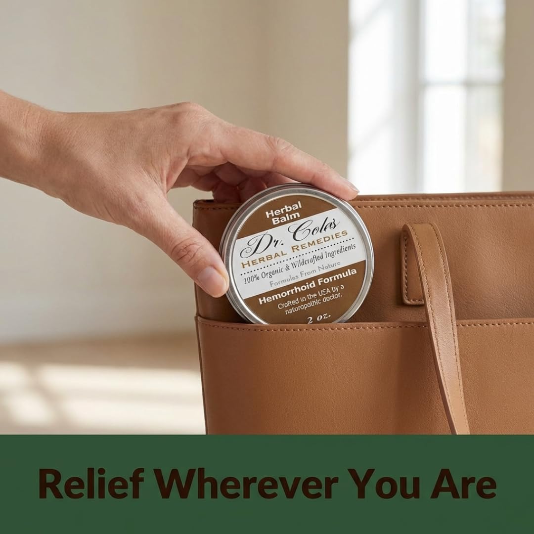 Dr. Cole’s Hemorrhoid Treatment – Organic Herbal Ointment for External Hemorrhoid Soothing & Comfort – Plant-Based, Gentle, No Petroleum or Harsh Chemicals – 2 oz Dr. Cole's Herbal Remedies uk supplements