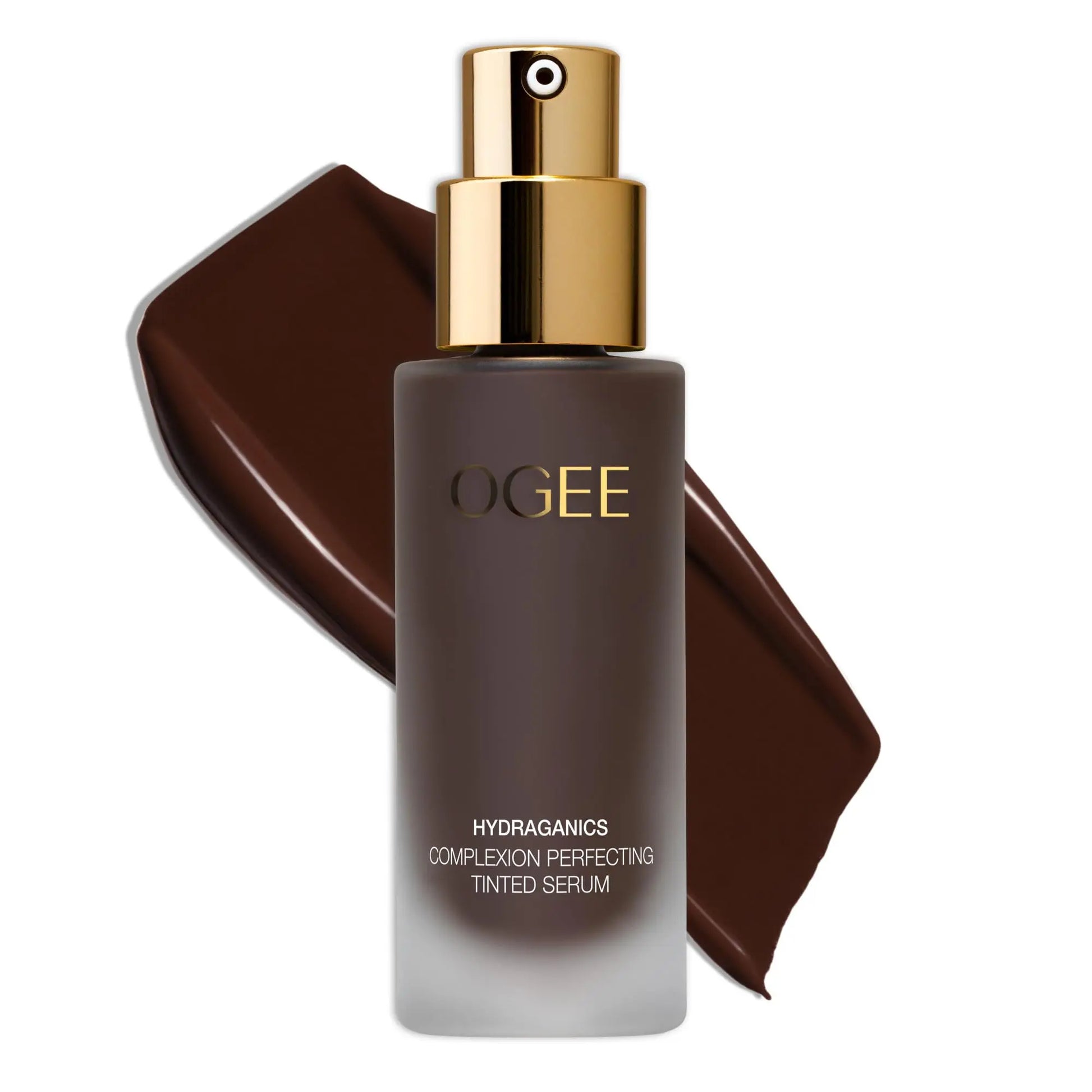 Ogee Complexion Perfecting Liquid Foundation - Lightweight Tinted Moisturizer For Face (Mahogany 14.5N - Deep Cocoa (Rich Undertones) - with Vitamin C & Jojoba Oil - Certified Organic & Made in USA Ogee uk supplements