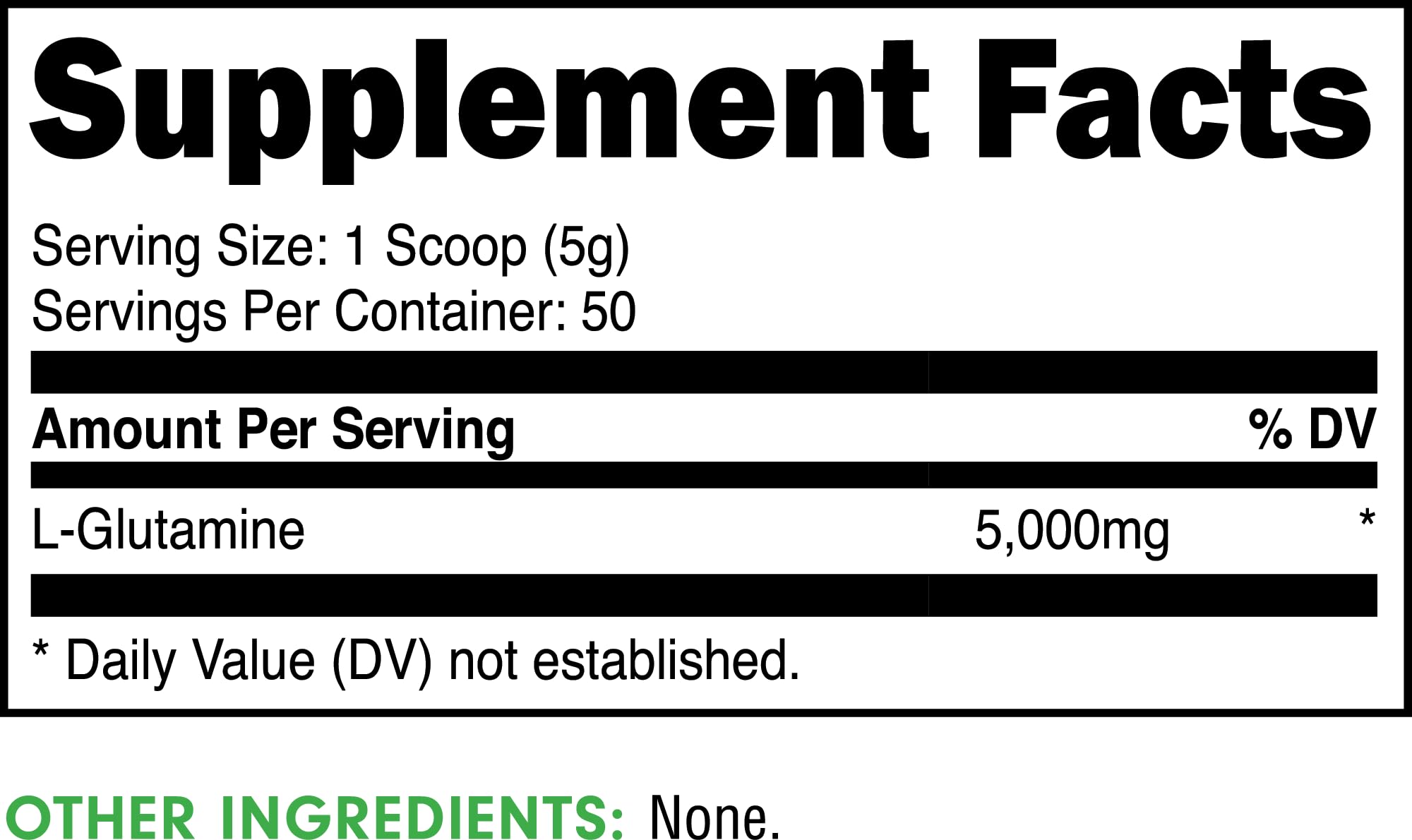 Bucked Up L-Glutamine (5000mg), Essentials (50 Servings, 250 Grams) Bucked Up uk supplements