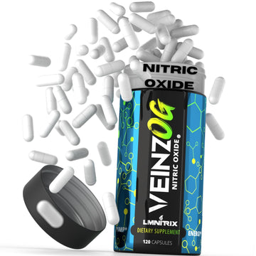 LMNITRIX VEINZ OG Nitric Oxide Booster Pills with Yohimbe Pump Supplement N.O. Mens LMNITRIX uk supplements